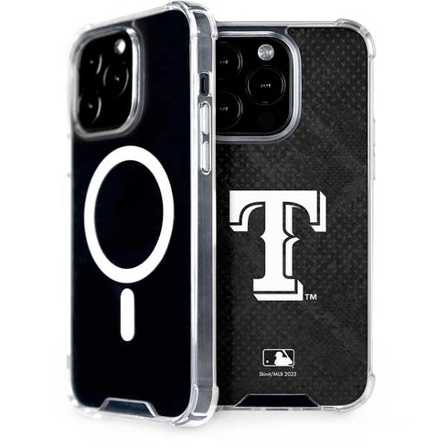 MLB Texas Rangers Jays Dark Wash iPhone 15 Pro MagSafe Case